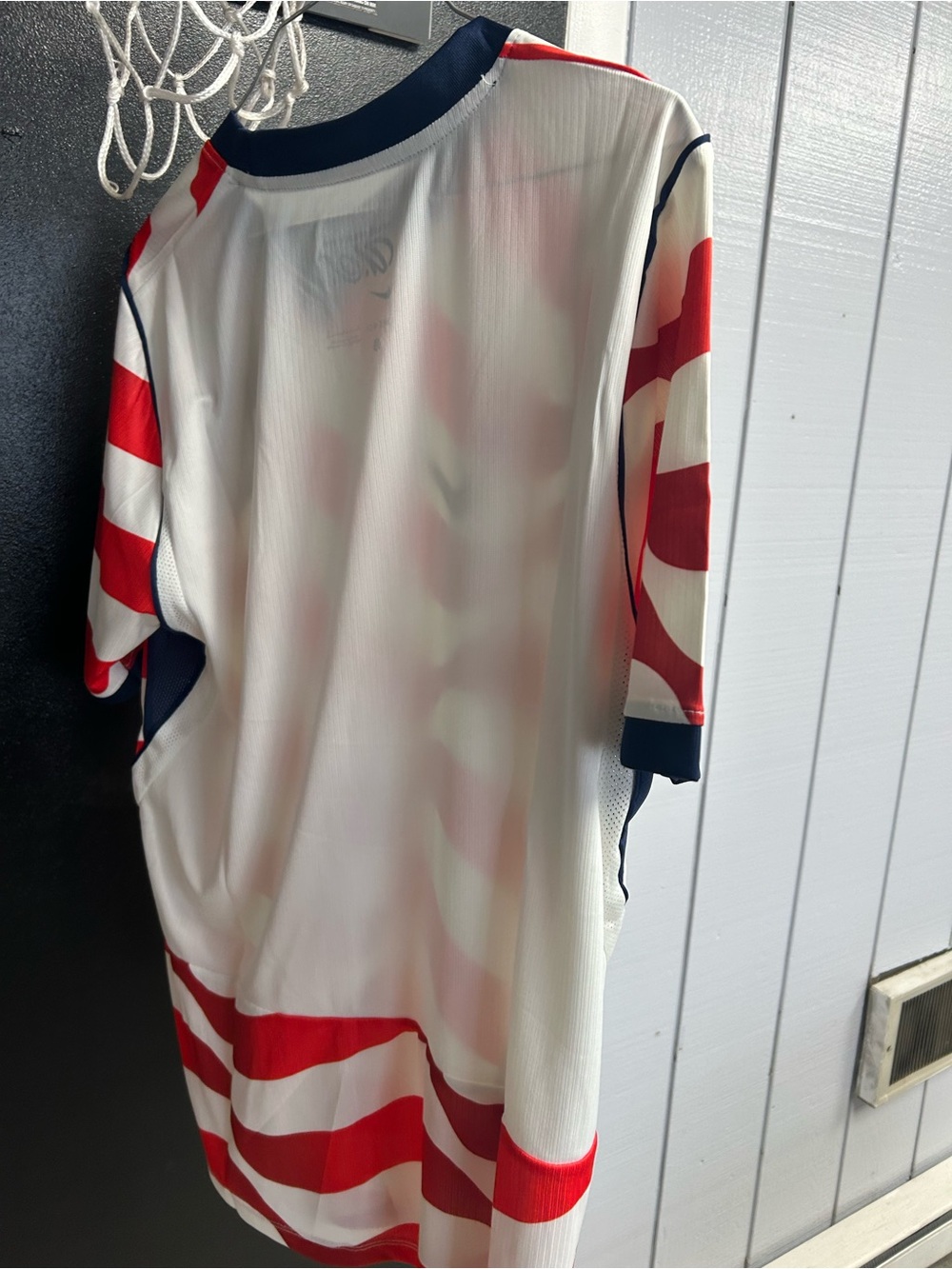 Nike Red & White USA Wave Stripe Soccer Jersey - Picture 2 of 10